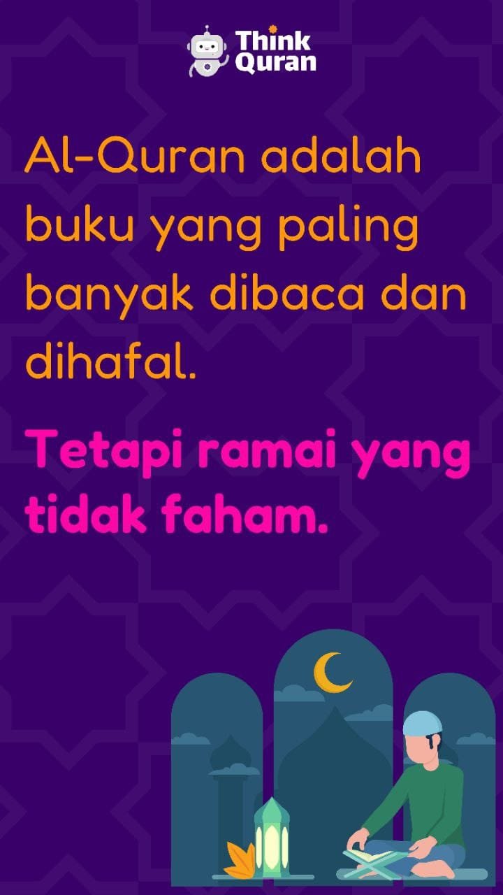 Kesedaran tentang membaca dan memahami Al-Quran
